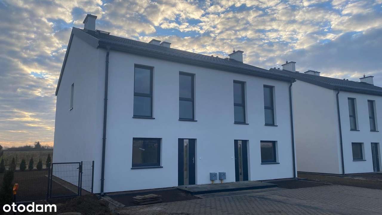 CHOJNICE - Gotowe pół bliźniaka, 4-pokoje, otwarta kuchnia, 2 miejsca - Pełny obrazek: 3/9