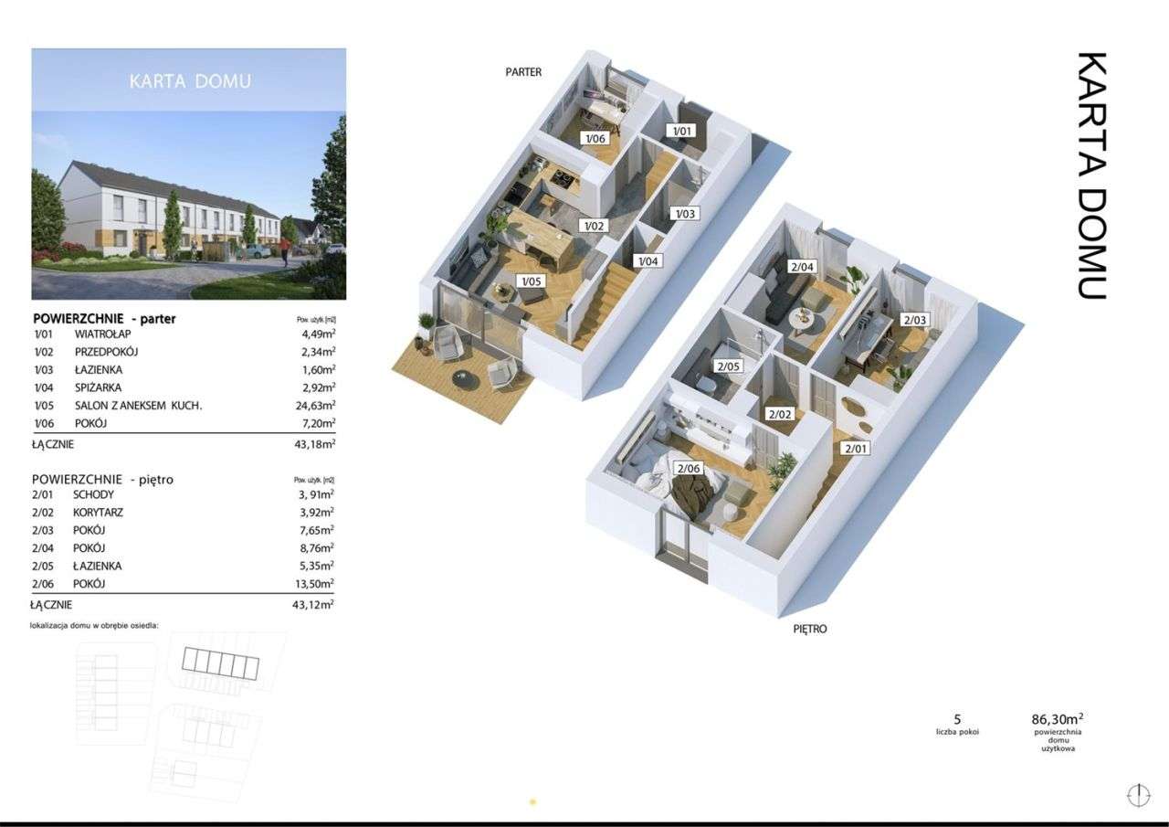 Promocja 86 m2 + 14 m2, ogród, 20 min do Wrocławia - Pełny obrazek: 4/12