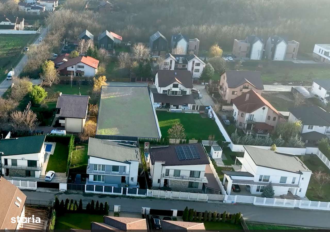 Teren Corbeanca intravilan – Str.Cantonului, 1118mp, zonă rezidențială - Imagine principală: 4/8