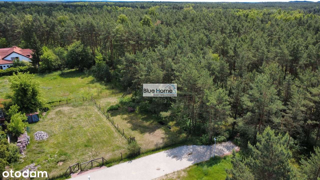 Działka Stawki 1390m2 z lasem