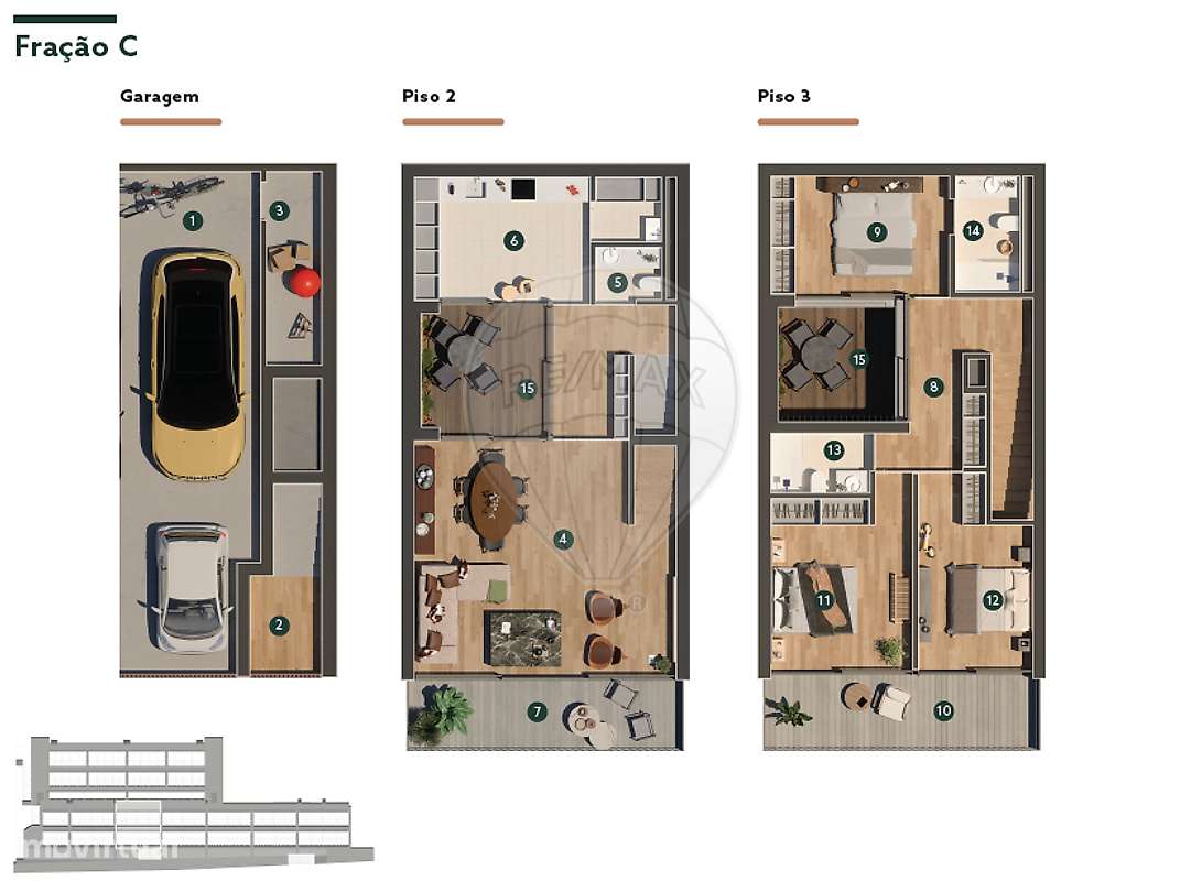Apartamento T3 para venda - Grande imagem: 2/10