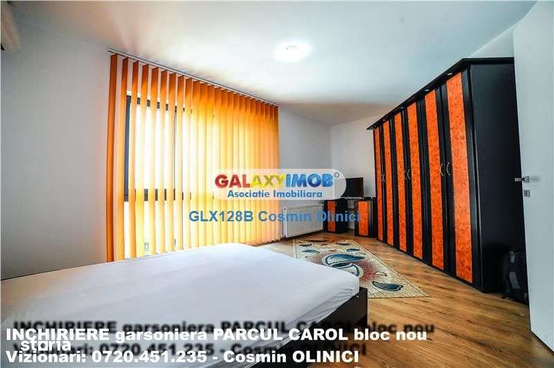 INCHIRIERE garsoniera decomandata bloc nou PARCUL CAROL - Imagine principală: 5/11