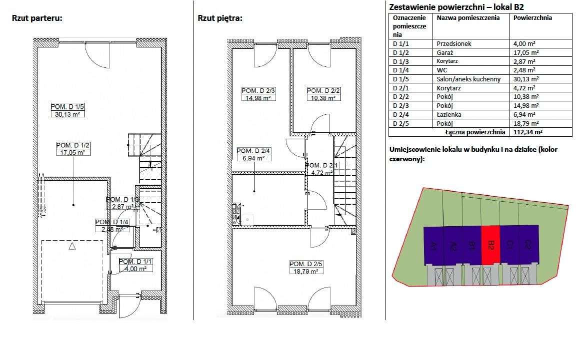 Na sprzedaż segmenty w nowej inwestycji – Dzierżoniów, ul. Kilara-3