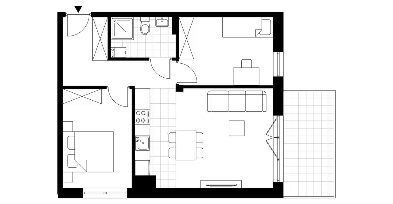 Bliska4.Szyndzielnia  | mieszkanie 3-pok. | D1/18 - Pełny obrazek: 5/10