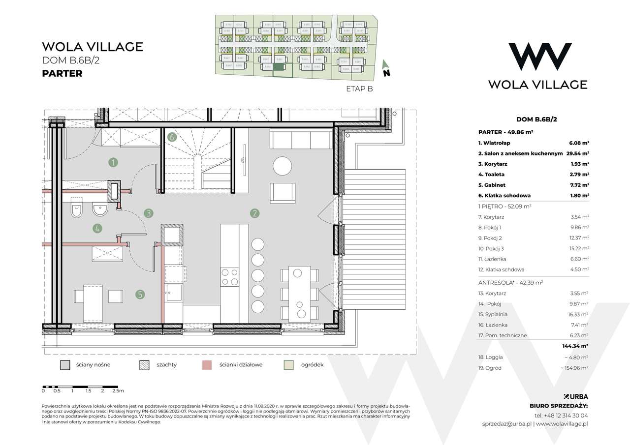 7-pokojowy dom 151m2 + ogródek Bez Prowizji - Pełny obrazek: 2/7