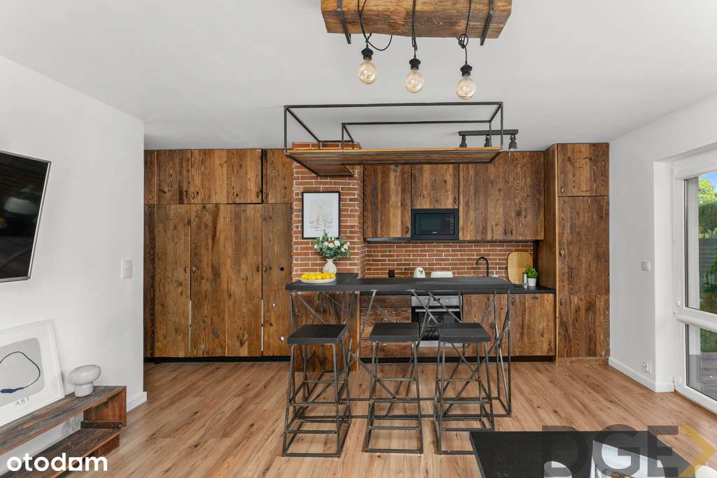 Loftowy klimat i prywatny ogródek | 54 m², Kraków-4