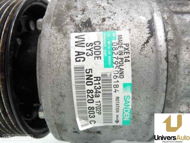 COMPRESSOR AR CONDICIONADO SEAT LEON 2011 -5N0820803C - 4