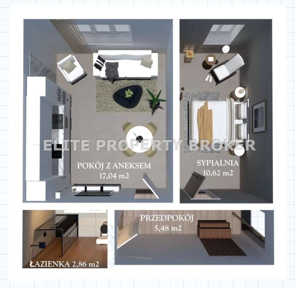 Mieszkanie 2-Pokojowe | 36,00 m² | Stare Podgórze-0