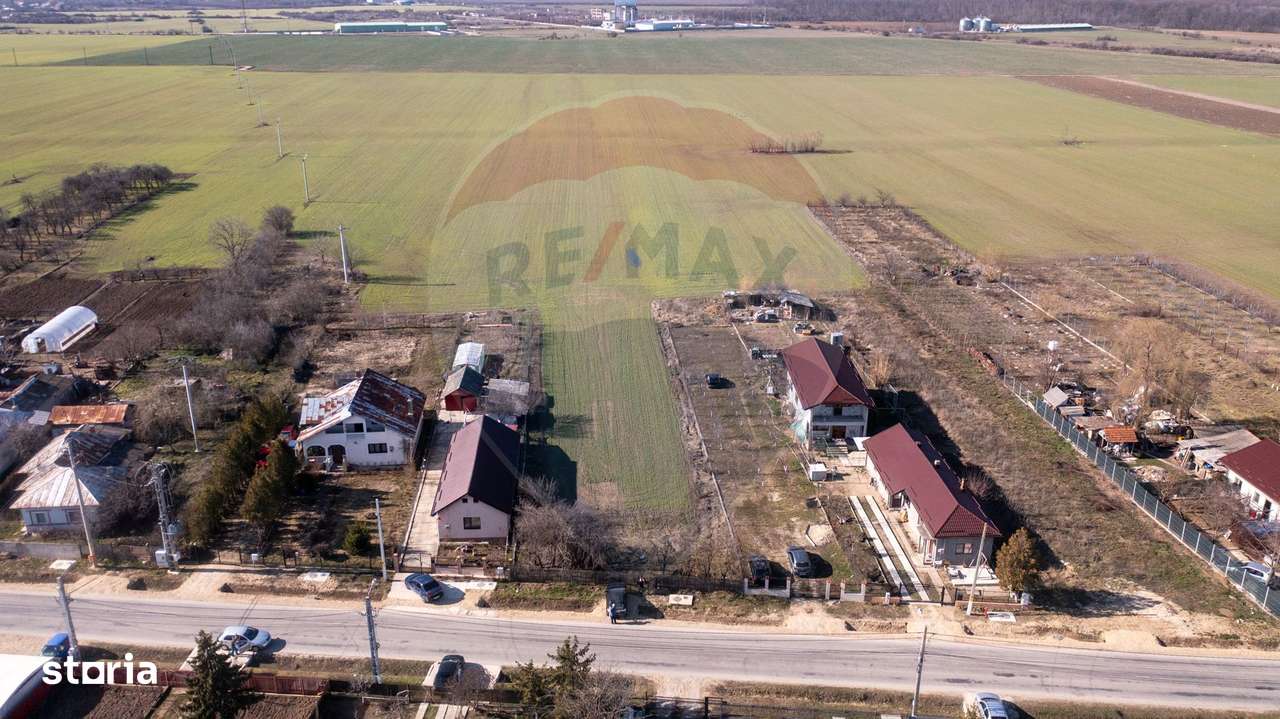 Vanzare teren intravilan 1056 mp si extravilan 8828mp Racari-DB - Imagine principală: 5/20