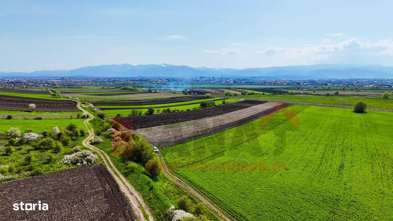 Teren 3.000 mp cu panorama superba asupra Sibiului |SkyVideo-11