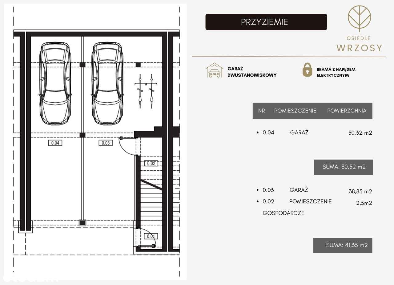 Mieszkanie z tarasem i garażem! 31C-8