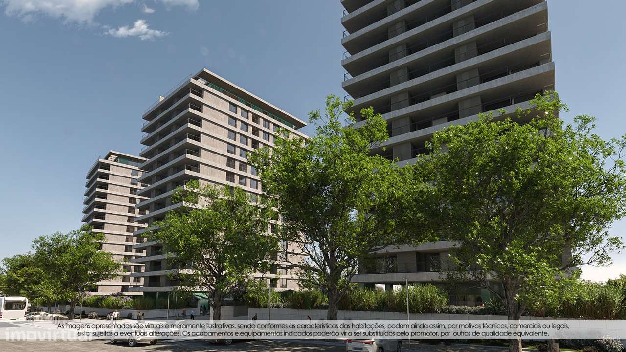 T2 Novo com Terraço (13,87m2) com vistas para o Parque em Canidelo.-32