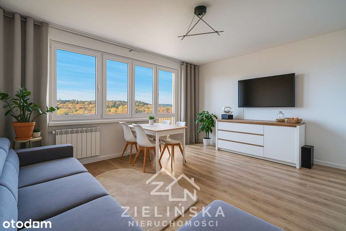 Przytulne 3 pokoje na I piętrze z widokiem na las-2