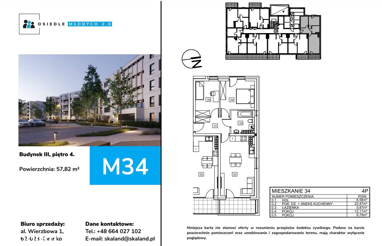 Ostatnie mieszkanie! 3-pokojowe z aneksem kuchennym + balkon-6