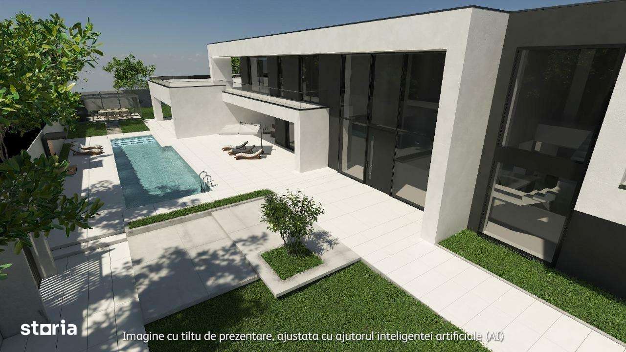 Casa de lux moderna cu 12 camere si piscina – Design minimalist inspir - Imagine principală: 4/13