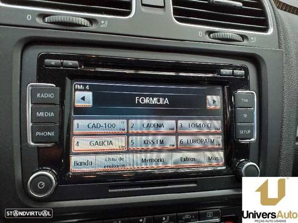 SISTEMA AUDIO / RADIO CD VOLKSWAGEN GOLF VI 2009 -3C8035195 - 2