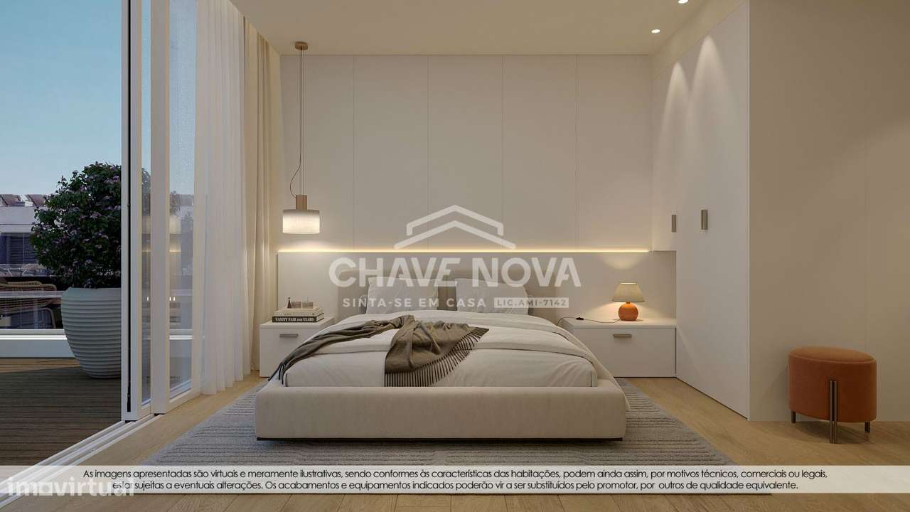 T2 com varanda ampla | Garagem + Arrumos | Nascente-5