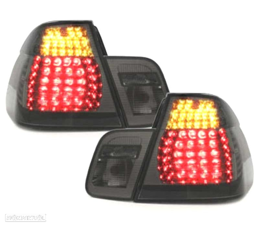 FAROLINS TRASEIROS LED PARA BMW E46 98-01 ESCURECIDO - 3