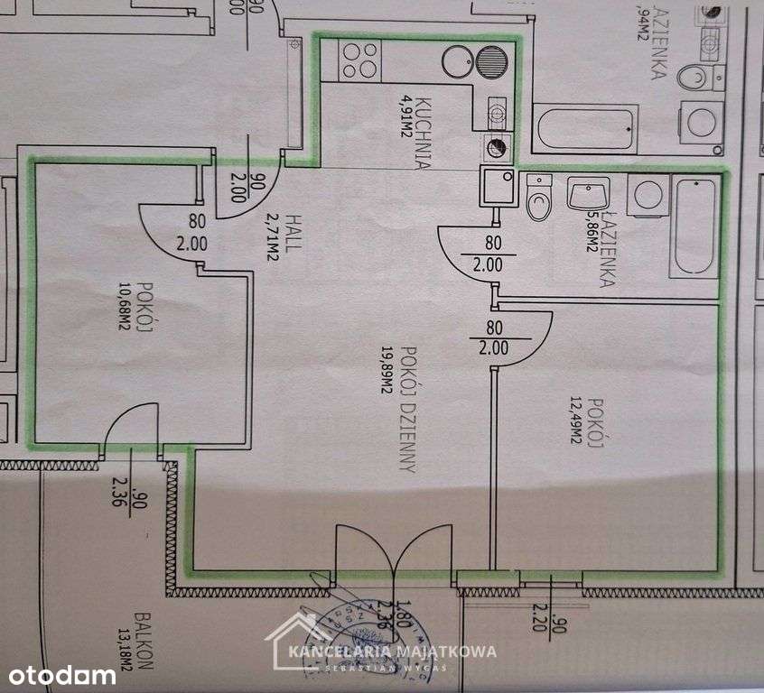Mieszkanie 3 pokojowe ul.Mościckiego, dz. Parkitka-1
