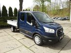 Ford TRANSIT SKRZYNIA PODWÓJNA KABINA DOKA 7 MIEJSC TEMPOMAT KLIMATYZACJA LEDY 130KM [ L06334 ] - 5