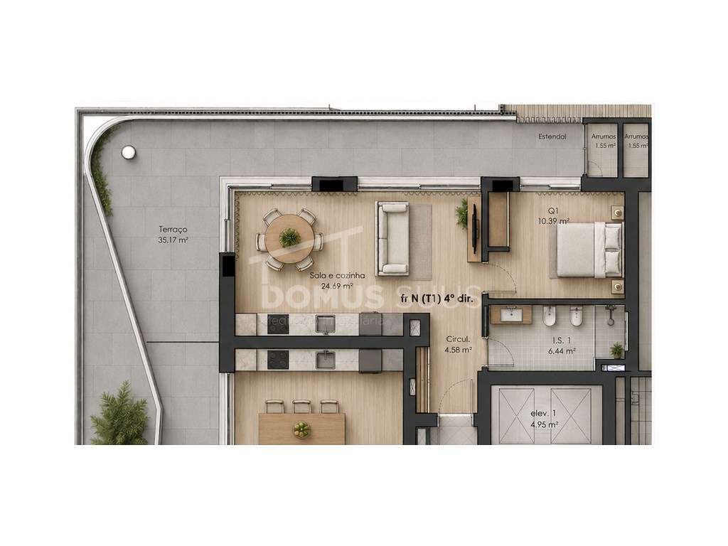 Apartamento novo a finalizar construção em Abril/Maio 2027-2