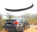 AILERON LIP SPOILER TRASEIRO LOOK M4 PSM PRETO BRILHO PARA BMW E90 05-12 - 1