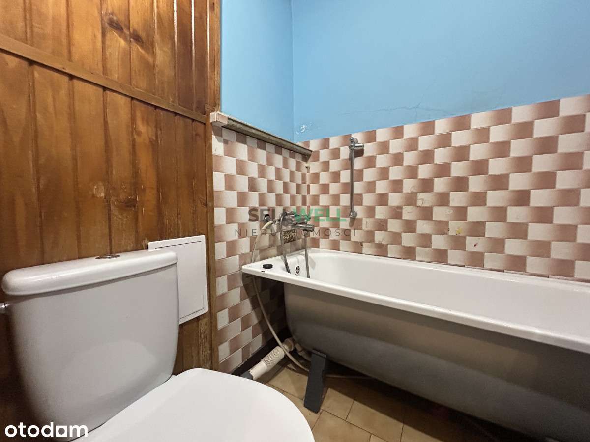 Rozkładowe 2 pokoje na parterze do remontu Dąbrowa-8