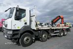 Renault KERAX / 8X4 / PLATFORMA - 12,5 m + HDS PALFINGER PK 20002 - 7,7 m / RADIO CONTROL / MANUAL - 2