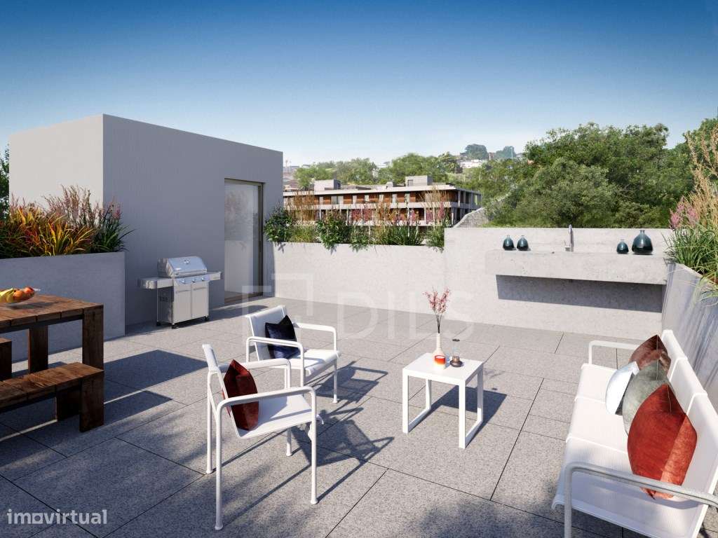 Apartamento T0+1 inserido em novo empreendimento premium nas Antas - Grande imagem: 5/90