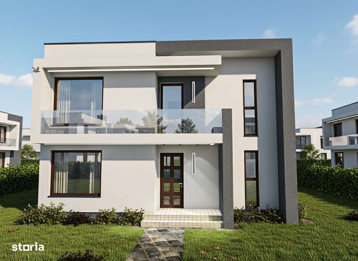 Ansamblu 15 case, vedere lac, zona Lebada, Sos Cernica, Pantelimon - Imagine principală: 5/16