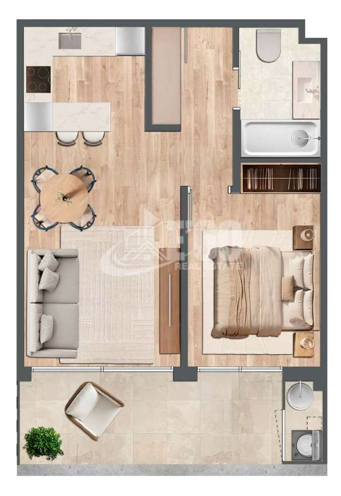 APARTAMENTO T1 EM CONSTRUÇÃO S. FELIX DA MARINHA-8