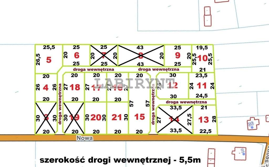 Rzerzęczyce, 541m2 budowlana, objęta mpzp, bez pcc-5