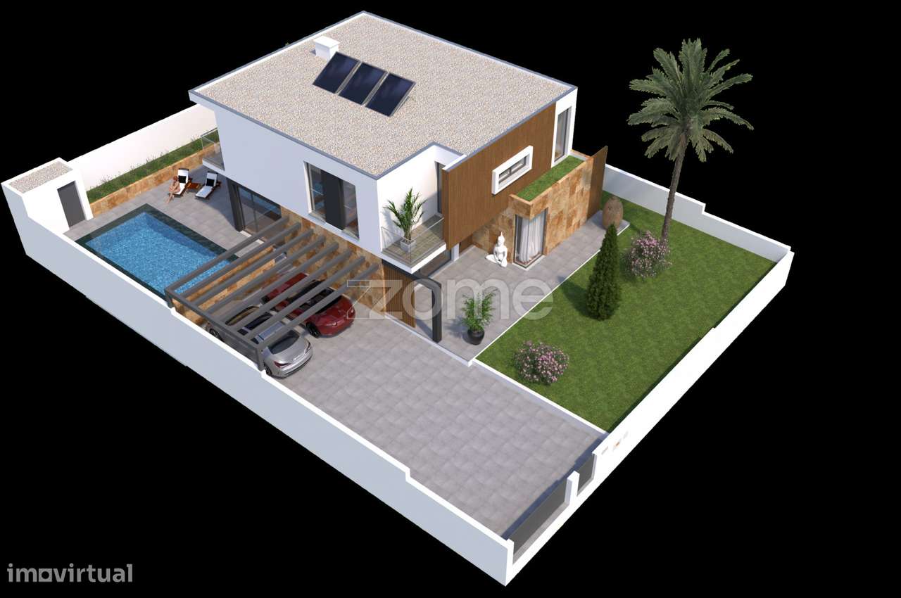 Moradia T4 com Piscina, em construção - Grande imagem: 4/8