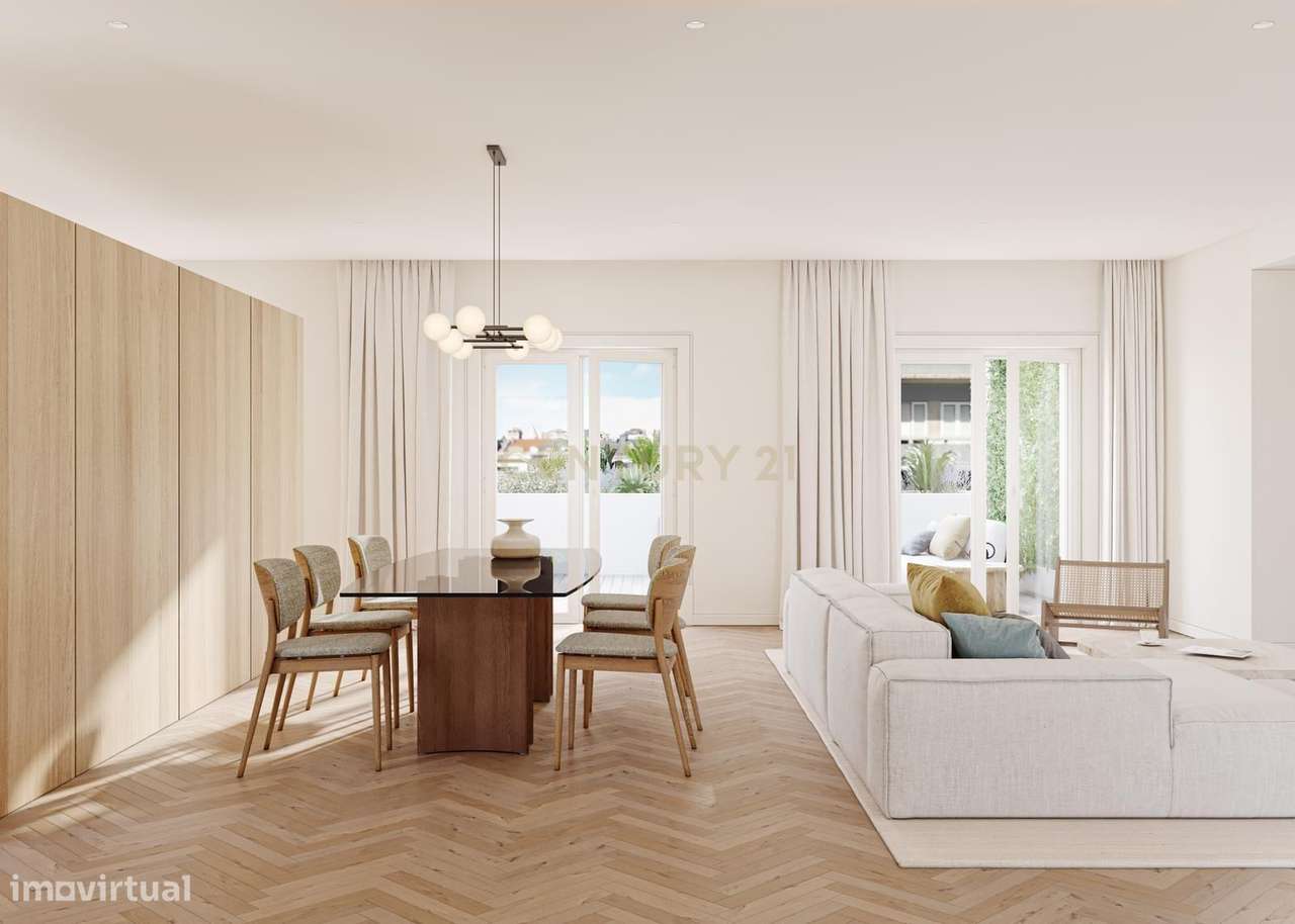 T3 com terraço e varanda nas Avenidas Novas - avenida 5 de Outubro– Li - Grande imagem: 4/24