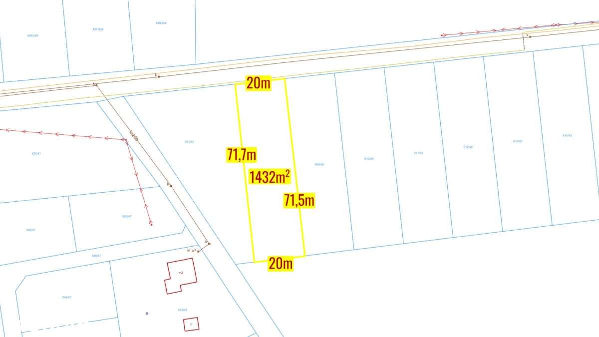 Działka Zborowskie gaz kanalizacja woda blisko las-13