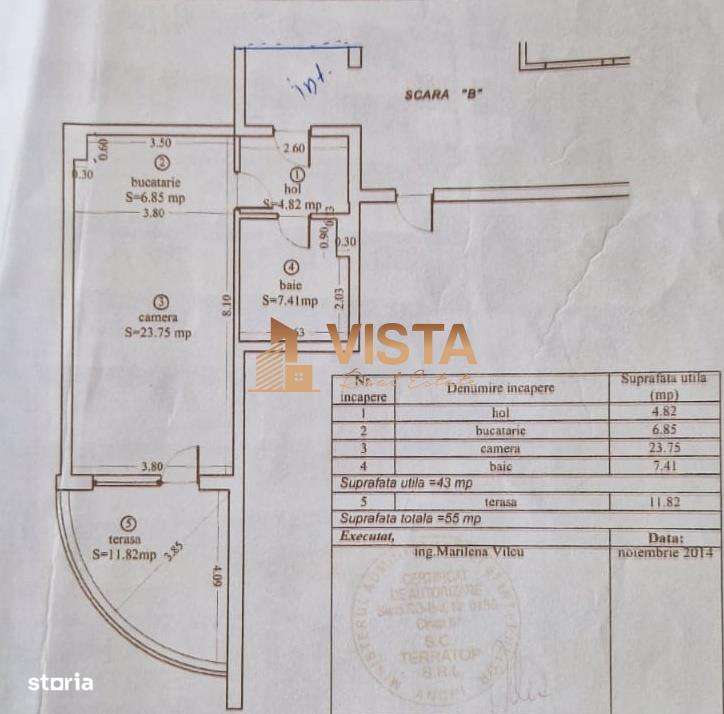 Garsoniera 43mp + terasa 11mp, etaj 810, Isaran, cartier Tractorul-4