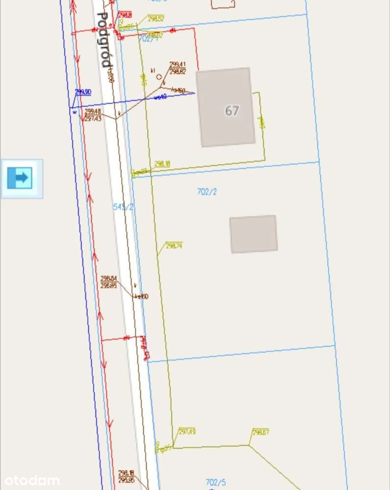 Działka budowlana 1000 m2 Ćmińsk ul. Podgród - Pełny obrazek: 5/9