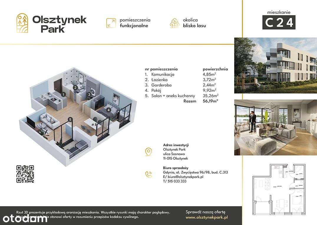 Osiedle Olsztynek Park - Mieszkanie 56.19m²-5