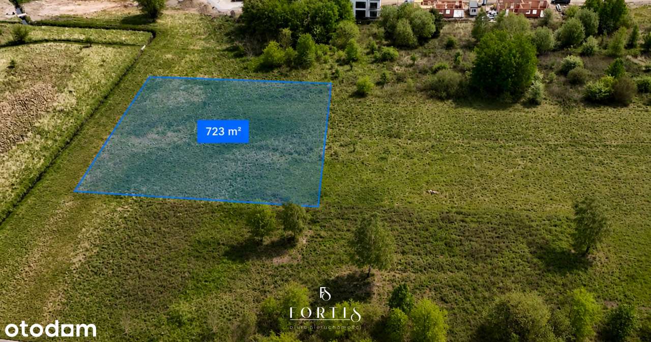 Działka z pozwoleniem na budowę 723 m² | Gotowa do budowy |budowlana