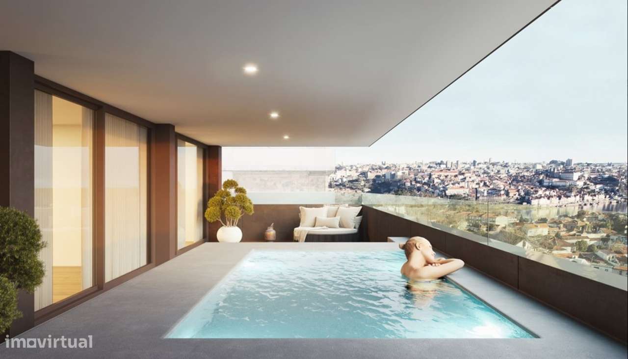 Apartamento T2 novo com piscina e vistas de rio em Vila Nova de Gaia - Grande imagem: 3/24