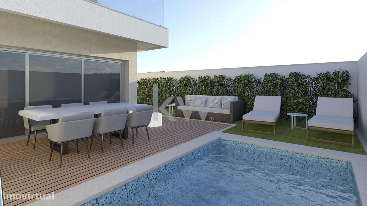 Moradia Independente -  T4 com piscina a estrear em Fernão Ferro - Grande imagem: 5/15