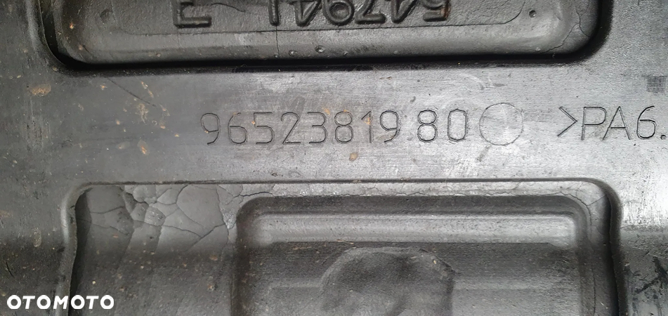 Osłona obudowa miski olejowej Citroen C5 III 2.0 HDI 9652381980 - 5