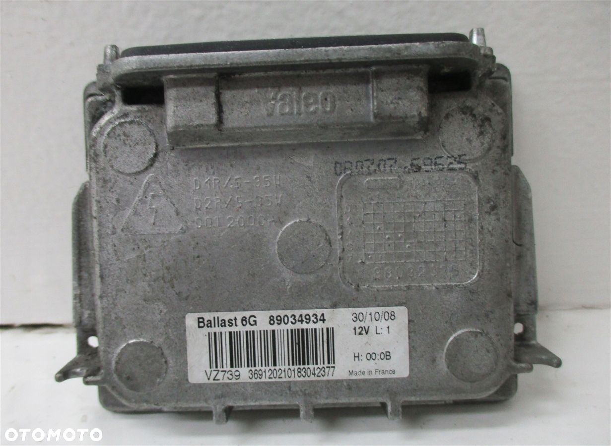 PRZETWORNICA XENON BALLAST 6G CITROEN C5 89034934 - 6