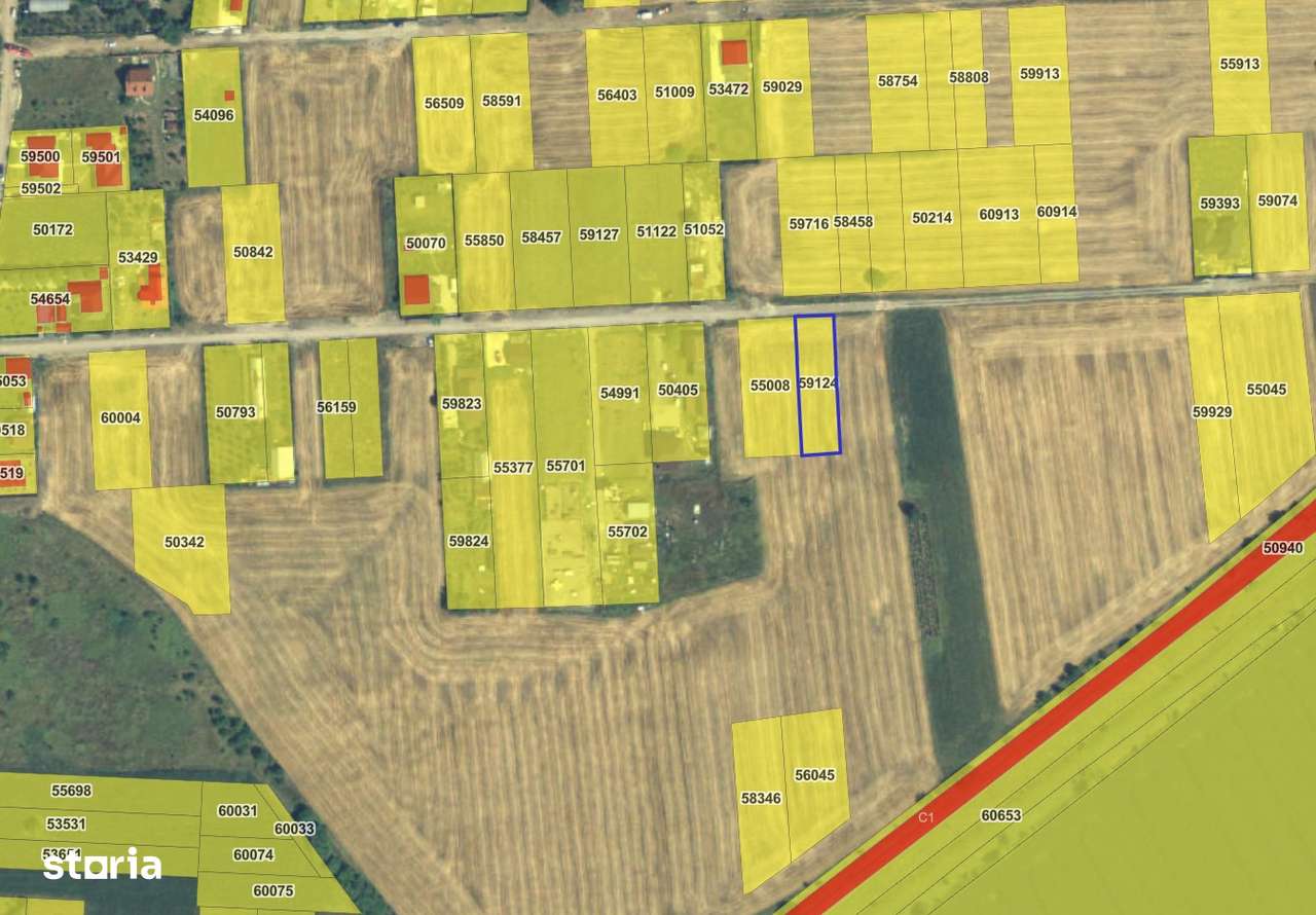 Teren de vânzare în Caciualti, acces asfaltat, energie, gaz si canal - Imagine principală: 2/3