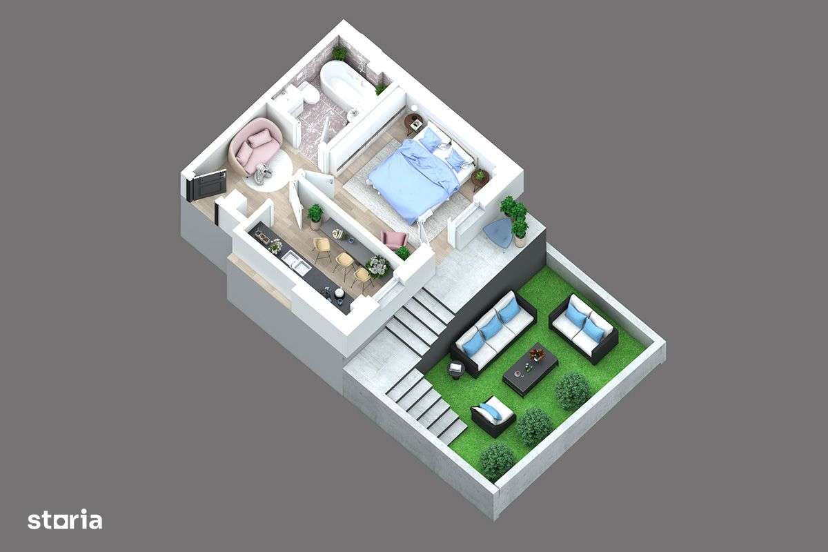 Capat CUG  1 camera D 32 mp + curte 29 mp Lunca Cetatuii FATA C3 - Imagine principală: 5/15