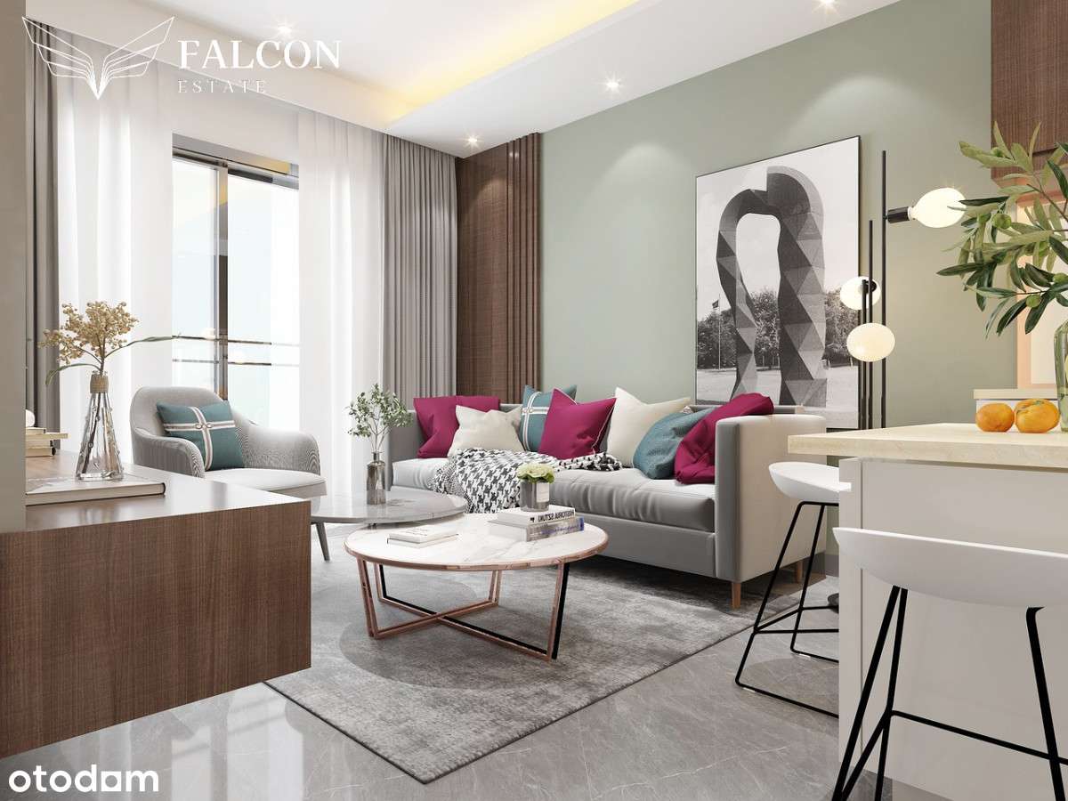 2 balkony, zieleń dookoła-0