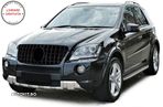 Grila centrala compatibila cu Mercedes ML W164 Facelift (07.2008-2011) Negru GTR P- livrare gratuita - 4