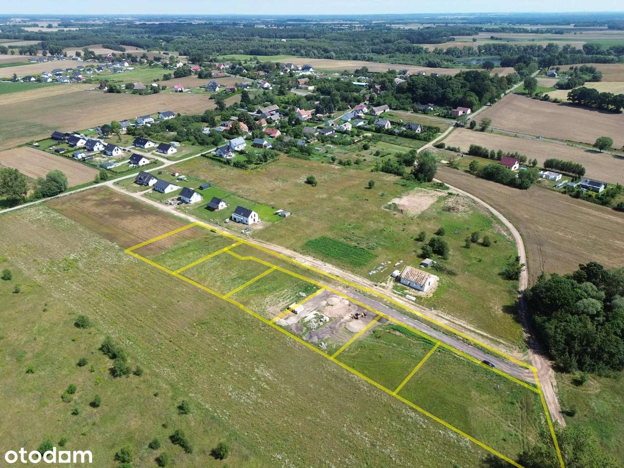 Działki budowlane Grabowo Stargard Warunki Zabudowy media droga - Pełny obrazek: 3/13