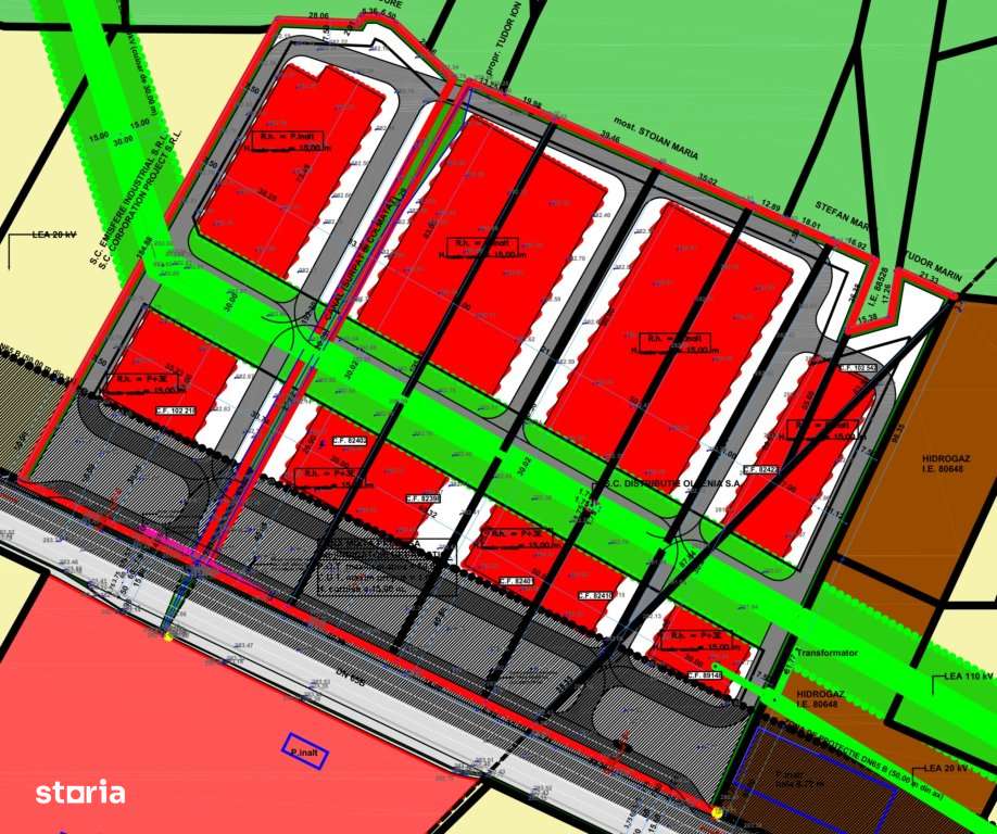 Teren in zona comerciala | Vama Pitesti |  S: 50.000 mp | Deschidere 2 - Imagine principală: 2/4