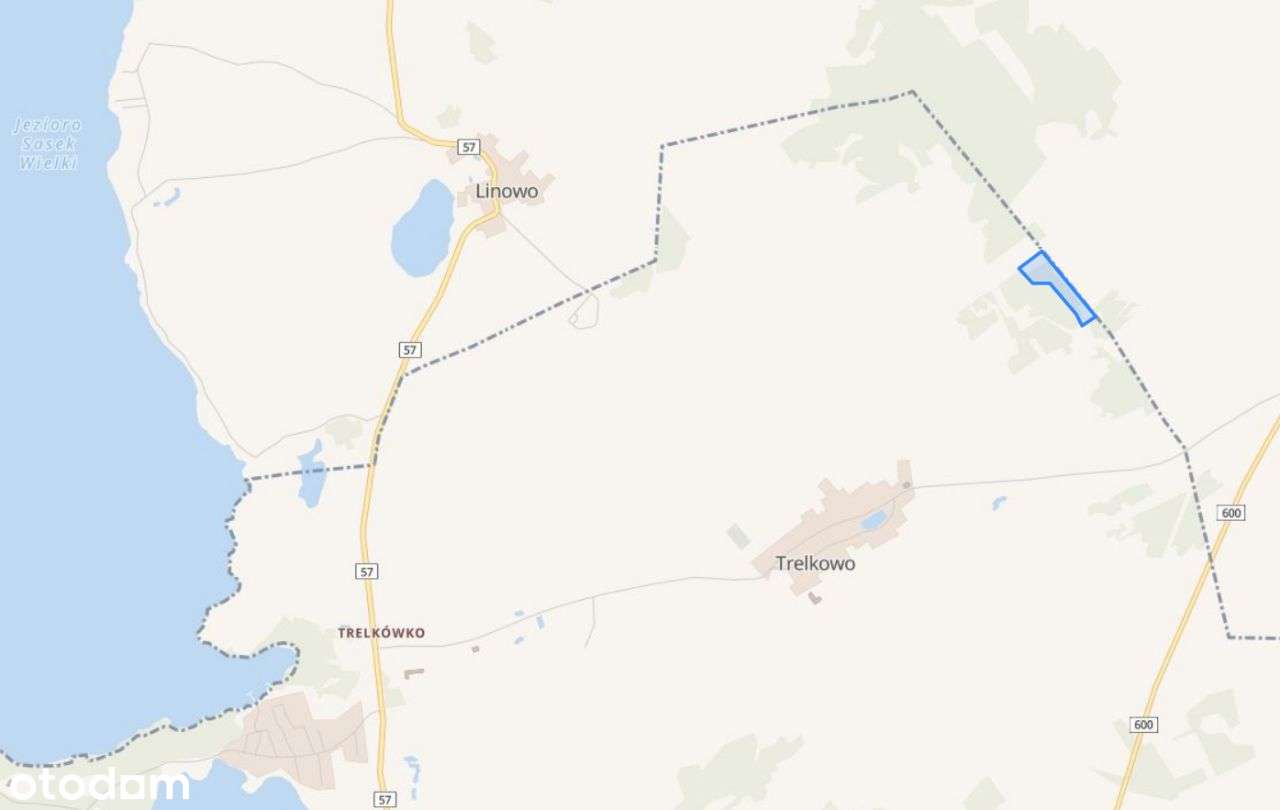 Mazury Trelkowo działka siedliskowa pod lasem-3